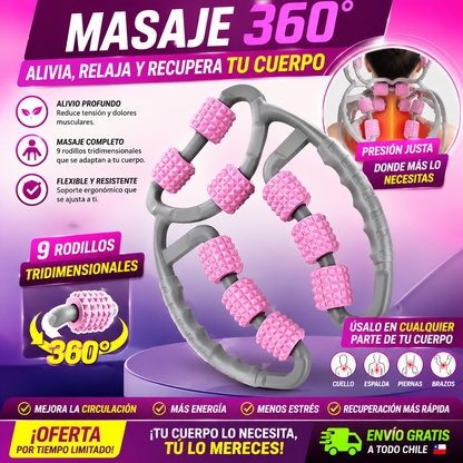 💆‍♀️ **Masaje 360° 2en1 : ¡Alivio para el Dolor y la Tensión! 🔥**