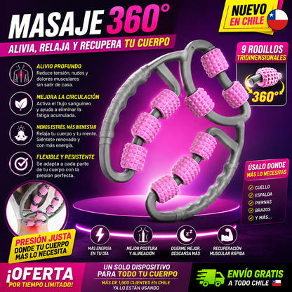 💆‍♀️ **Masaje 360° 2en1 : ¡Alivio para el Dolor y la Tensión! 🔥**