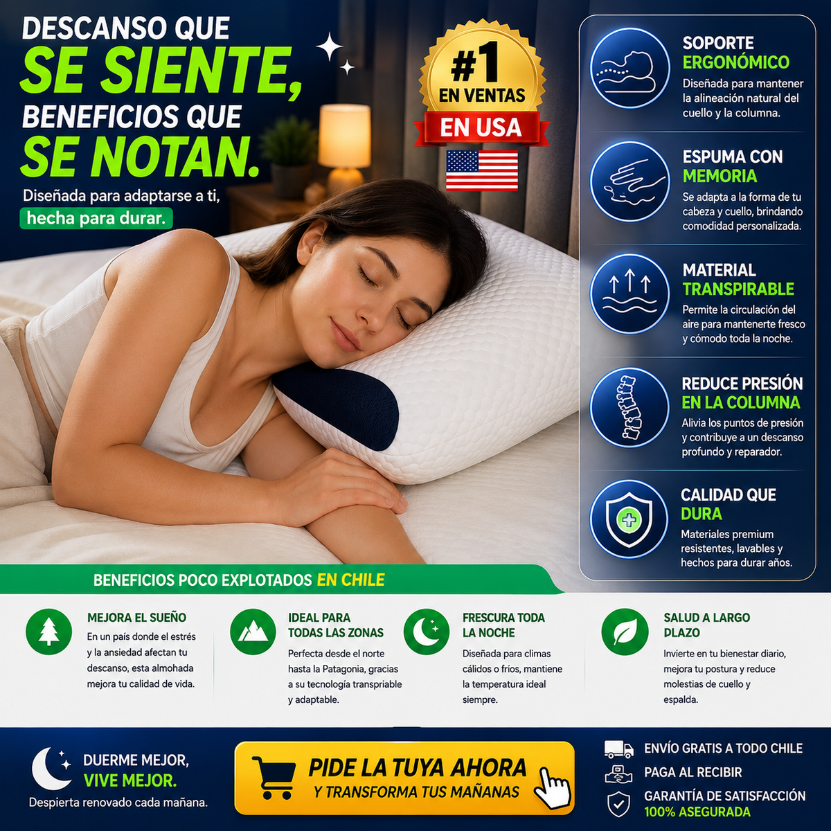 🔥 2x1 AHORA: ¡No duermas más… despierta mejor! 🔋⚡+ Envío Gratis